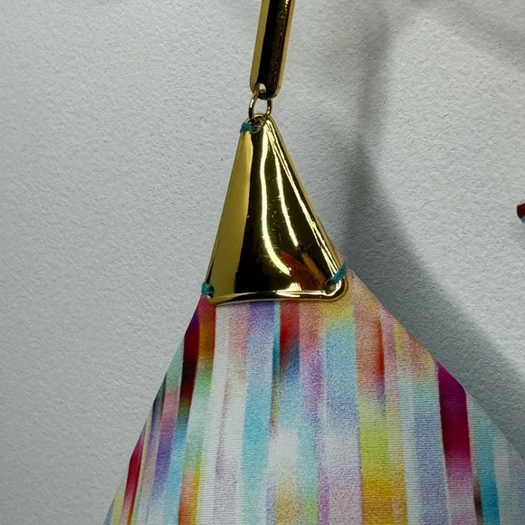 Colorful Striped Bikini Set - Picture 5 of 9